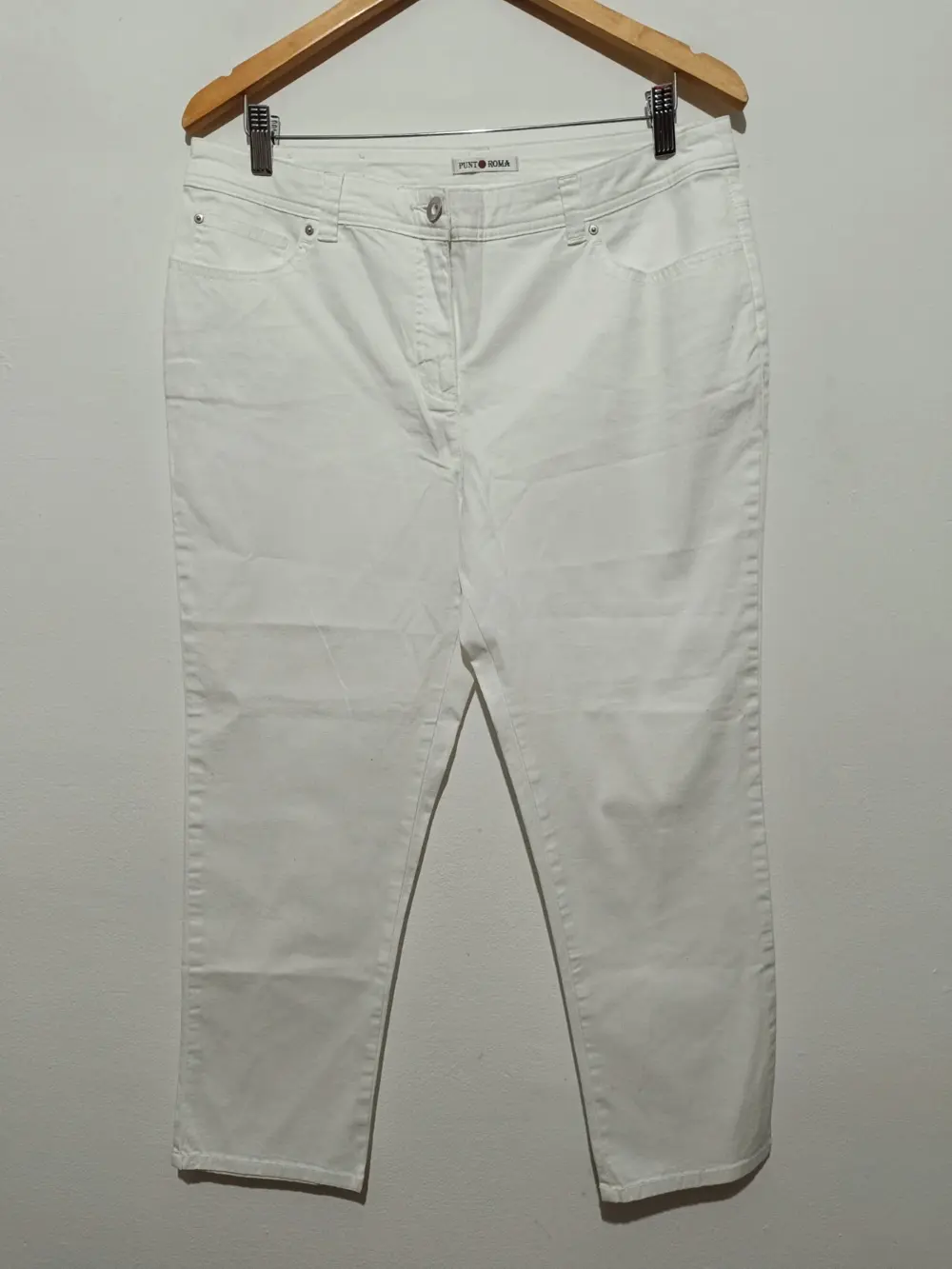 Pantalón blanco Punt Roma talla 44