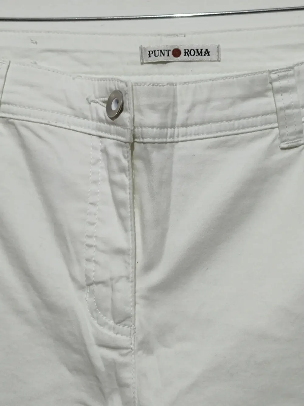 Pantalón blanco Punt Roma talla 44, foto 4