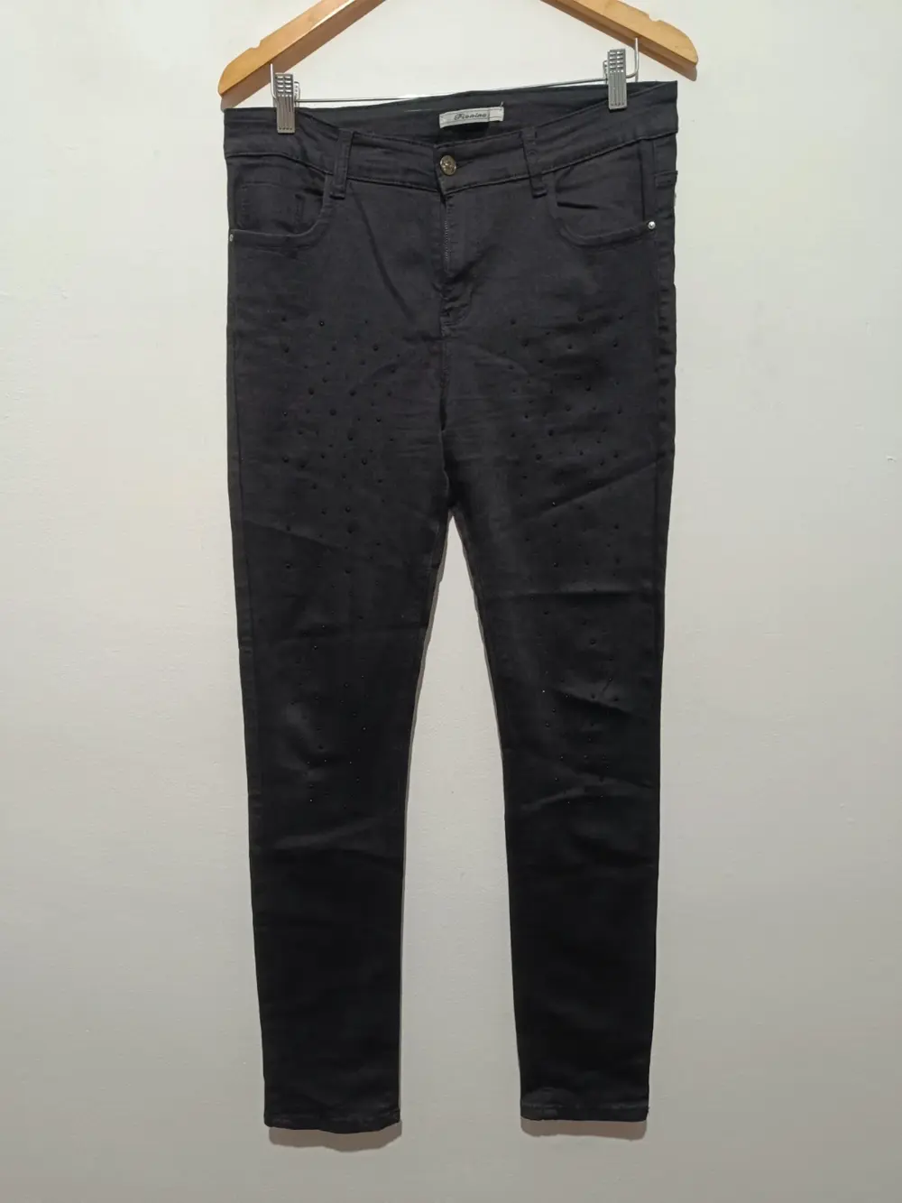 Pantalón negro elástico Fionina talla 50 ver medidas