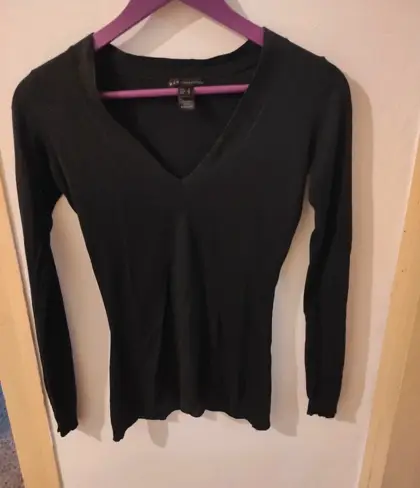 Jersey liso negro Mango*