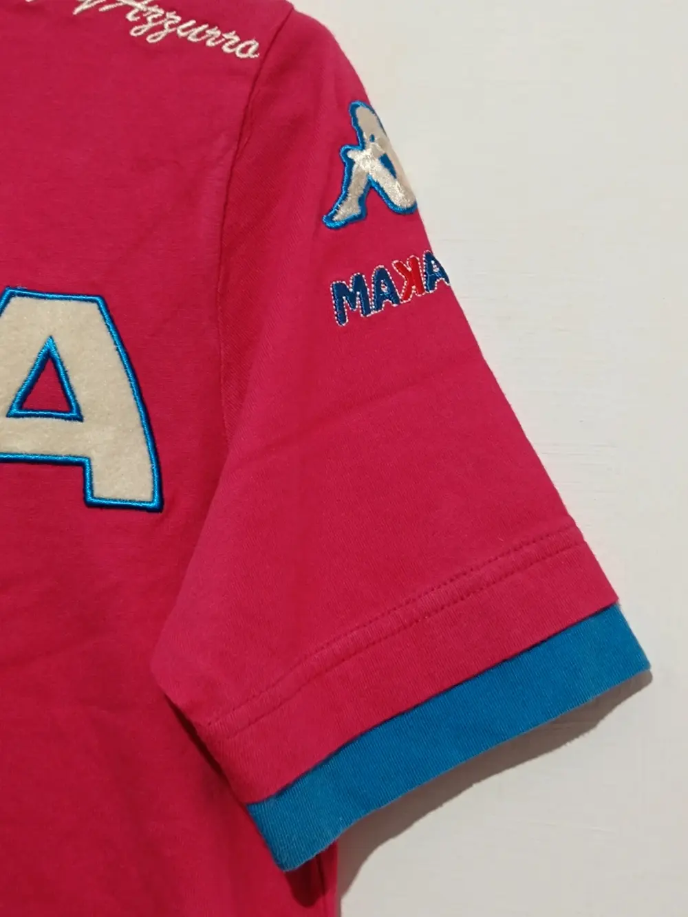 Camiseta vintage Y2K Italia rugby Azzurro Kappa talla M mujer, foto 3
