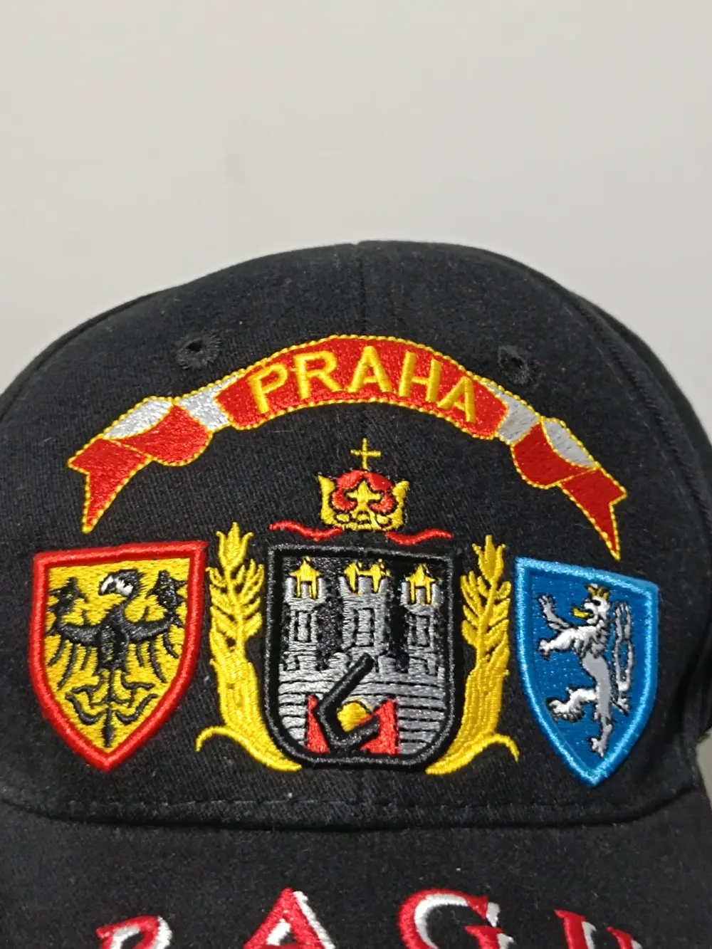 Gorra negra Praga Bohemia talla única ajustable adulto unisex Tienda local, foto 2