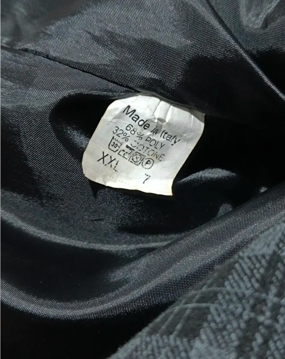 Abrigo a cuadros Made In Italy talla XXL sirve para XL ver medidas*, foto 3