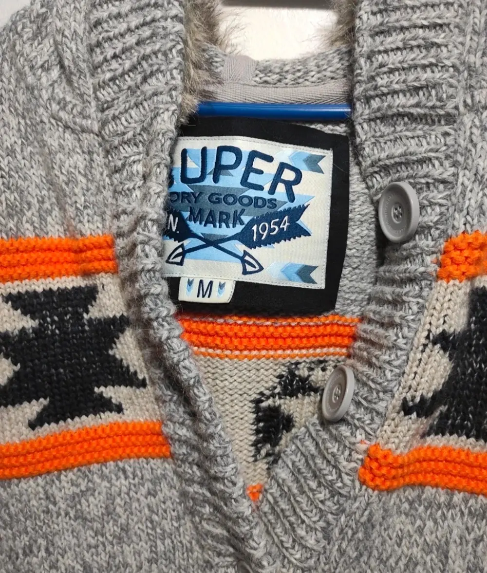 Chaqueta con capucha y botones Superdry talla M*, foto 2