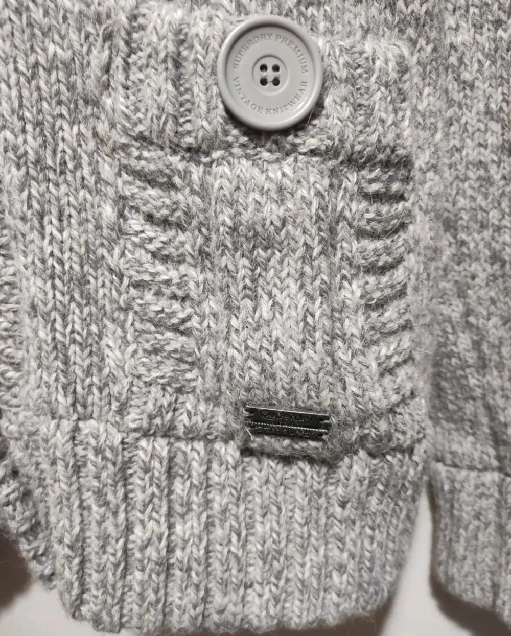 Chaqueta con capucha y botones Superdry talla M*, foto 3