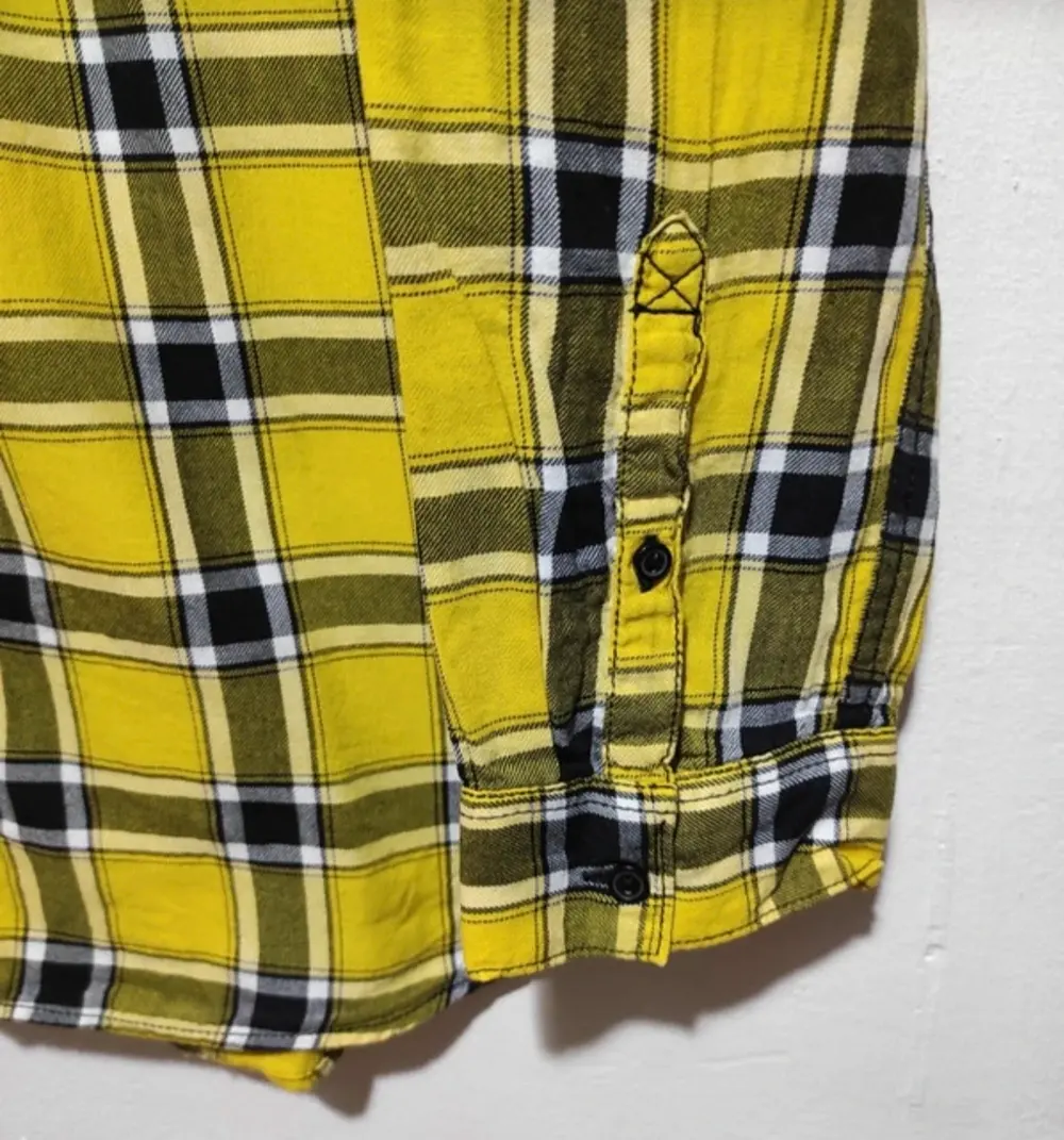 Camisa manga larga a cuadros H&M talla 38*, foto 4