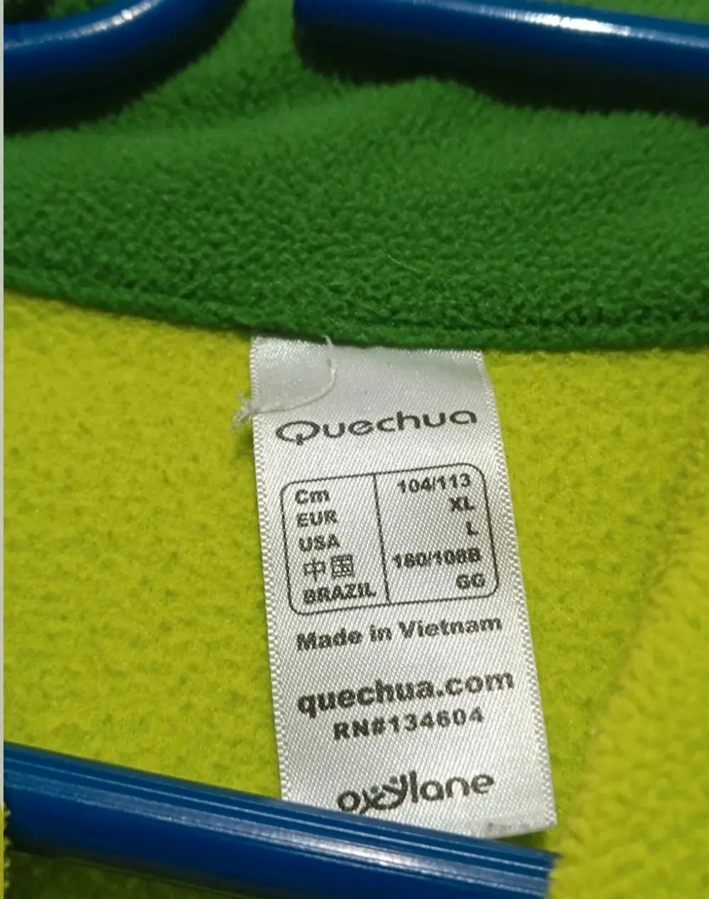 Forro polar Quechua talla L unisex*, foto 3