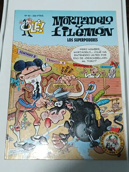Cómic Mortadelo y Filemon Los Superpoderes Olé 93