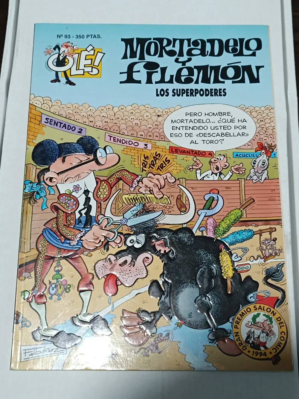 Cómic Mortadelo y Filemon Los Superpoderes Olé 93