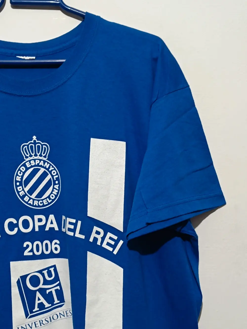 Camiseta vintage Y2K RCD Espanyol final copa del rey año 2006 talla L ver medidas, foto 5