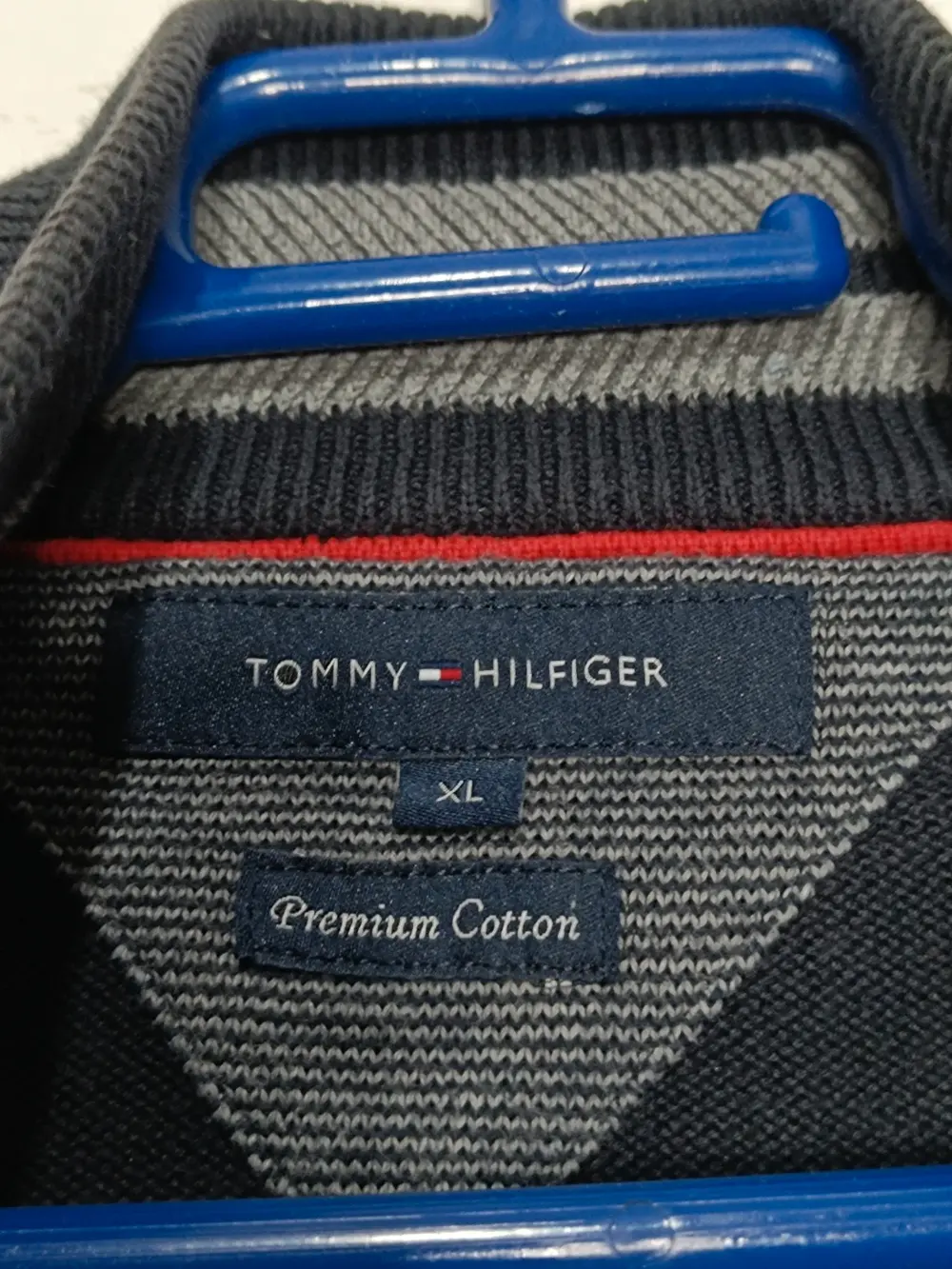Jersey de punto vintage Tommy Hilfiger Premium cotton talla XL ver medidas, foto 4
