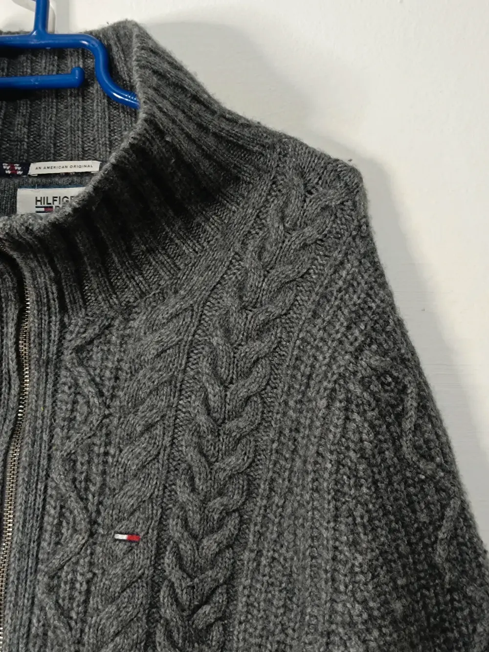 Jersey de punto trenzado Hilfiger Denim talla XL ver medidas, foto 4