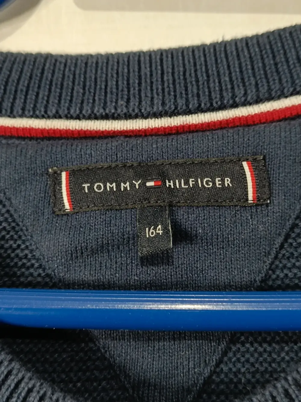 Jersey de punto cuello redondo Tommy Hilfiger talla 164 16 años pero sirve para una XS ver medidas, foto 5