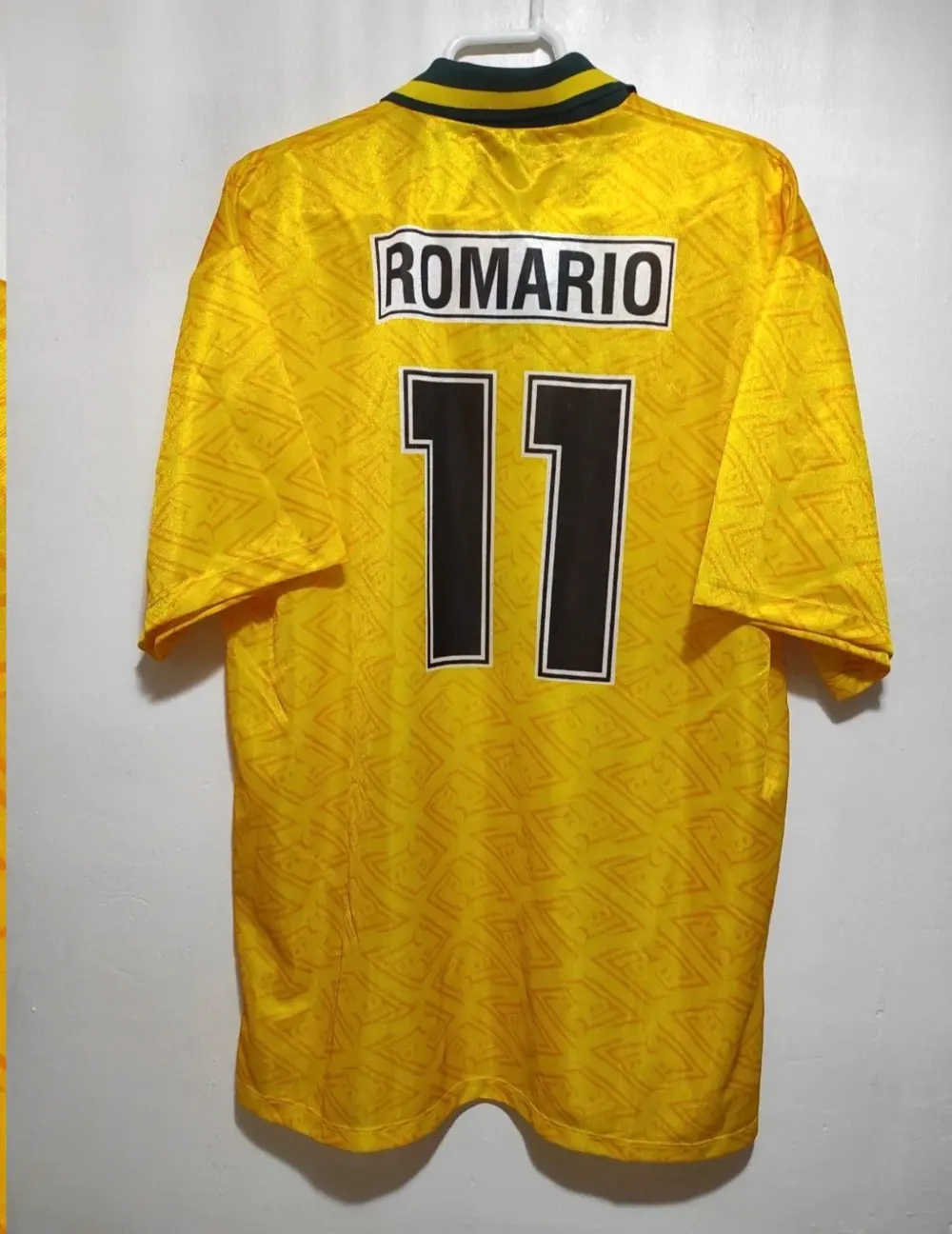 Camiseta Retro vintage seleccion de Brasil Romario n°11 firmada Massana XL*, foto 4