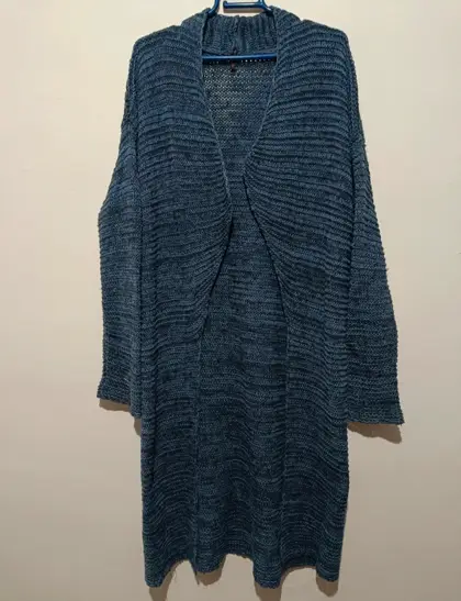 Jersey cardigan de punto largo Stradivarius talla S*