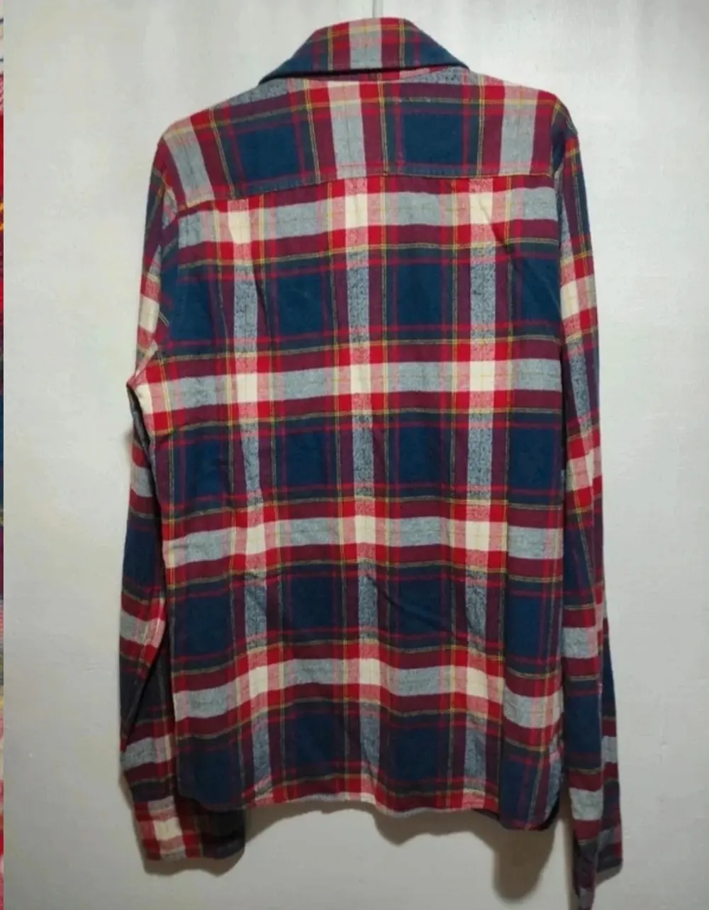 Camisa a cuadros 💯% cotton manga larga Hollister talla M*, foto 4
