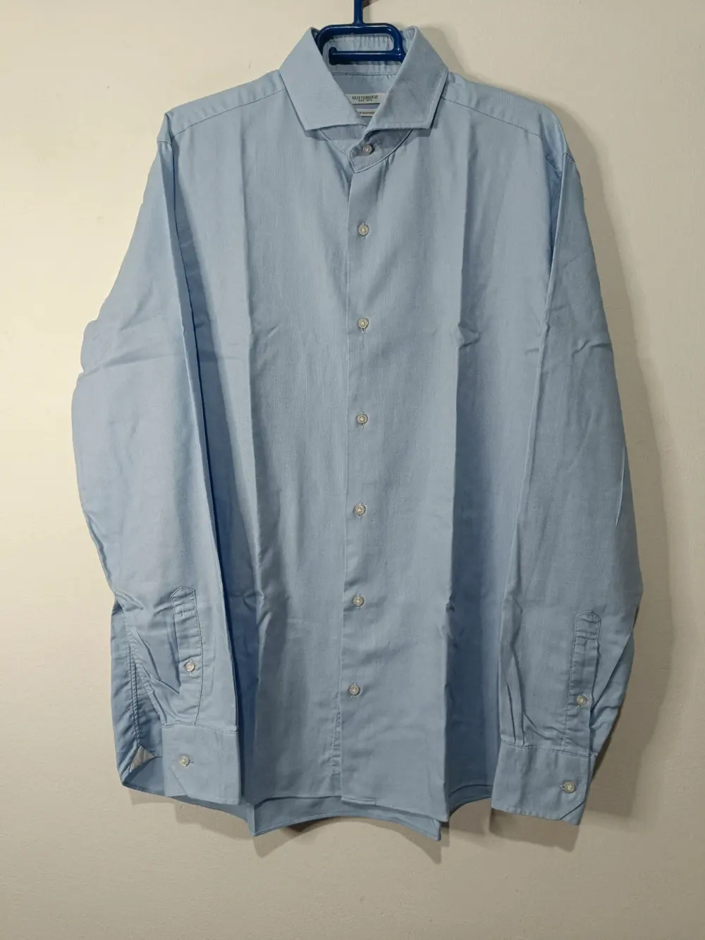 Camisa lisa manga larga Gutteridge talla 43/17 sirve para L/XL ver medidas