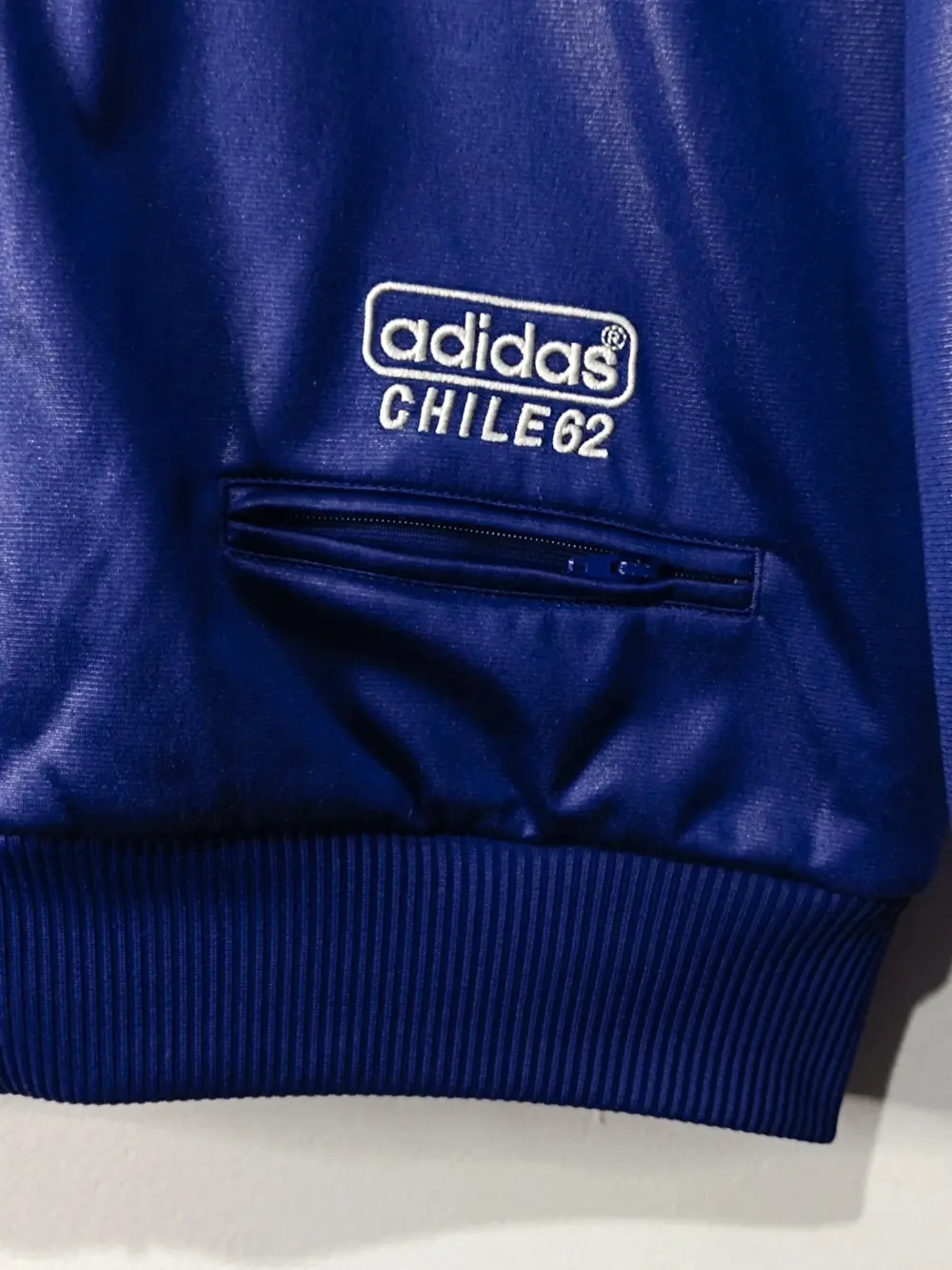Chaqueta vintage Y2K forro polar borreguito Adidas Chile 62 talla S ver medidas, foto 3