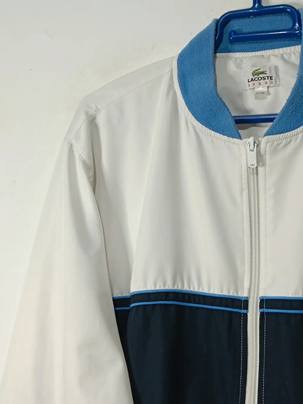 Chaqueta vintage Lacoste sport talla 5 equivale a una L ver medidas, foto 5