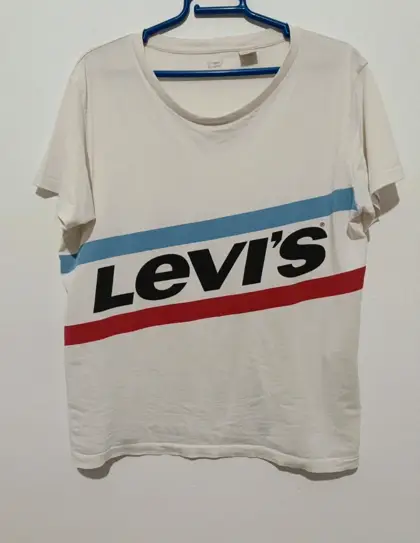 Camiseta manga corta Levi's talla S unisex ver medidas*