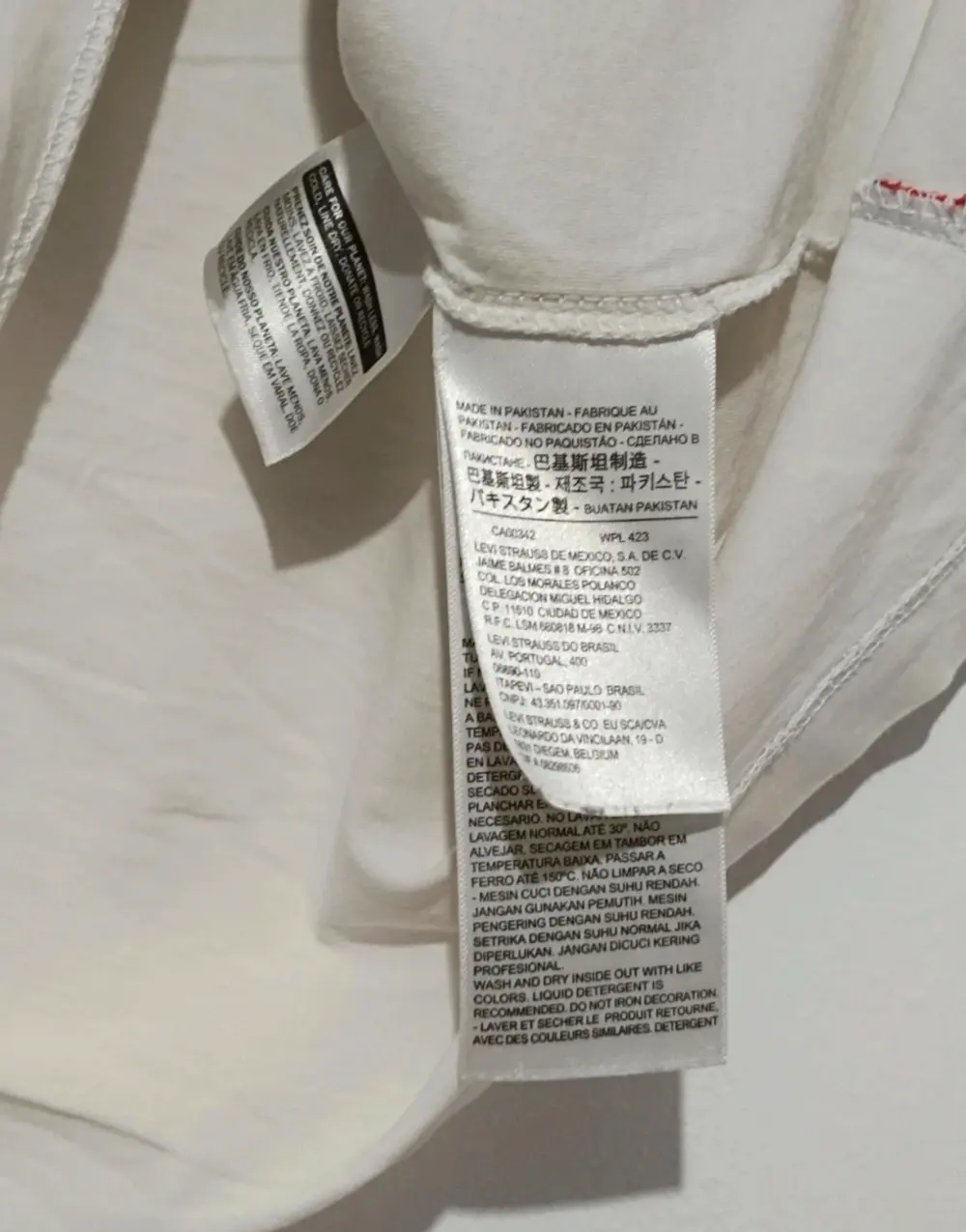 Camiseta manga corta Levi's talla S unisex ver medidas*, foto 5