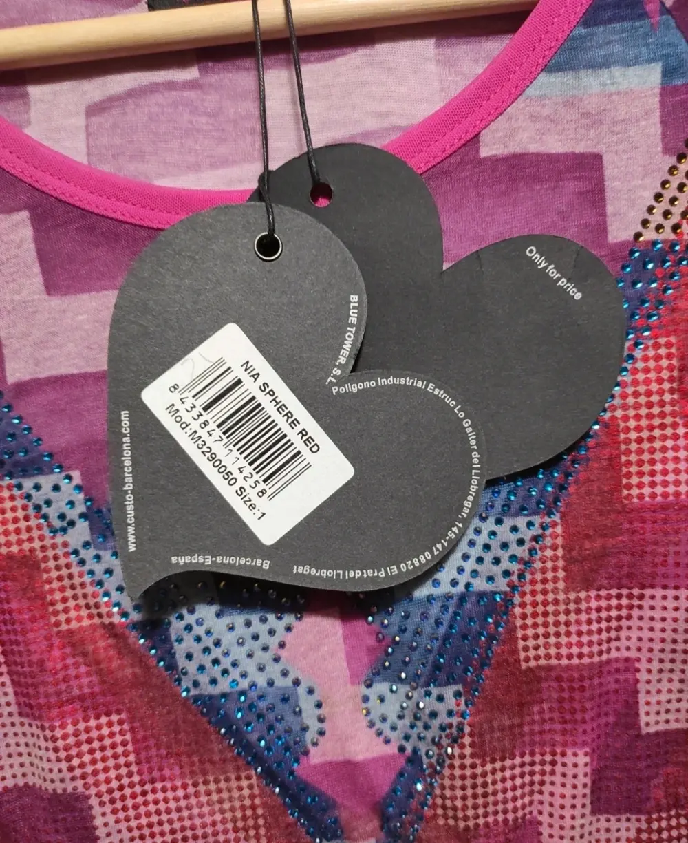 Camiseta Custo Barcelona Nia shepere red talla S*, foto 5