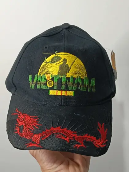 Gorra Vietnam talla única ajustable adulto unisex