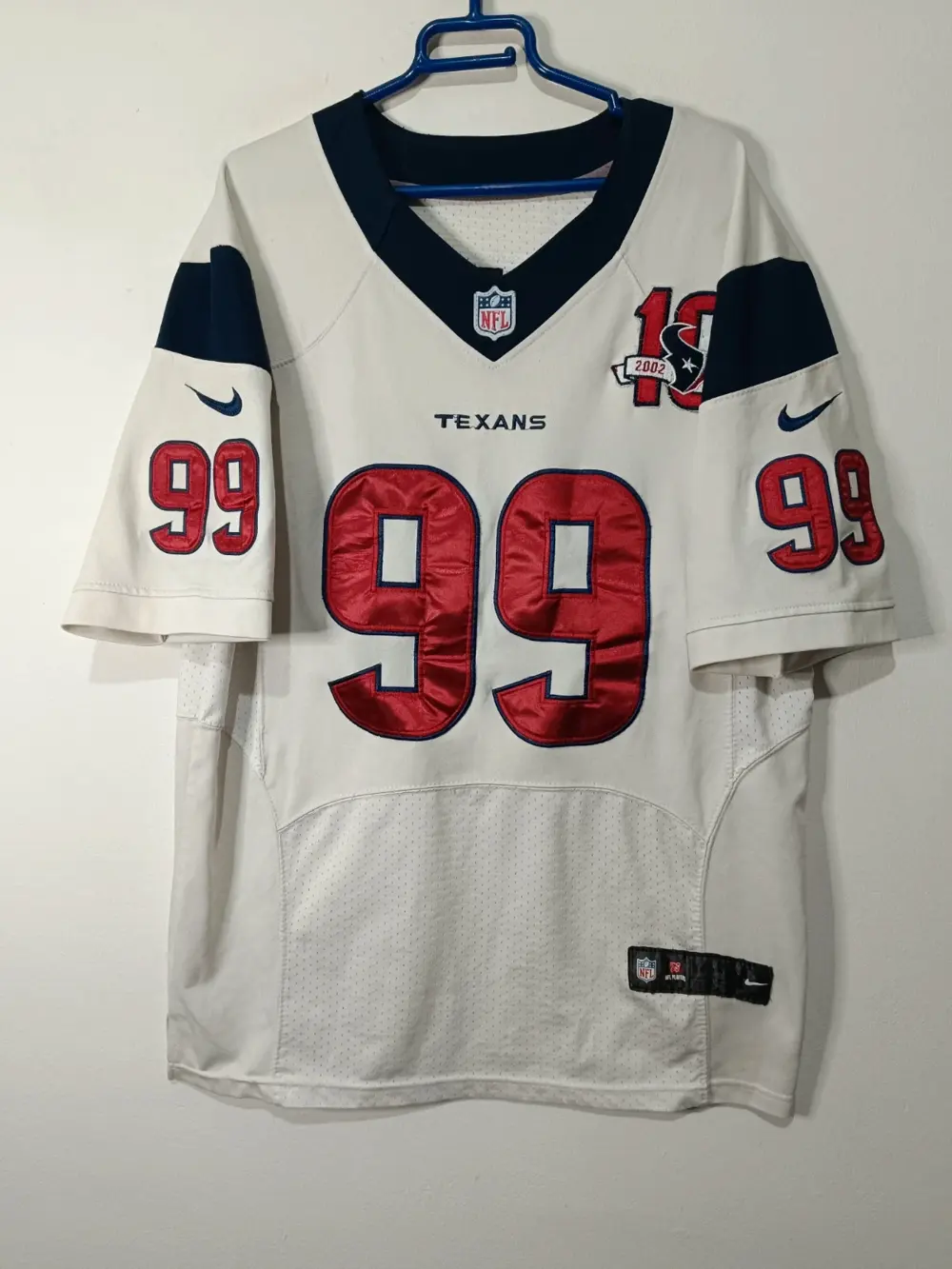 Camiseta NFL JJ Watt Houston Texans Nike on field talla 44 equivale a una XL ver medidas