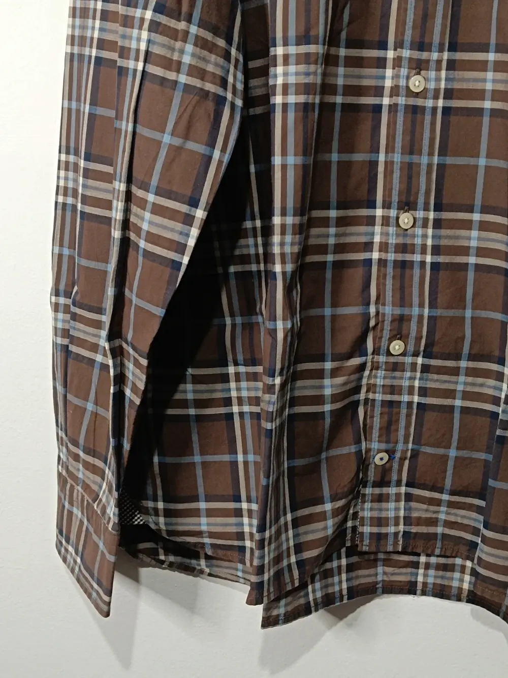 Camisa manga larga a cuadros Tommy Hilfiger custom fit talla XXL ver medidas, foto 3