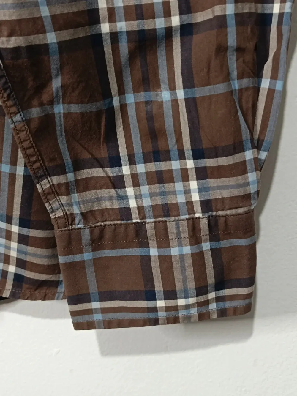 Camisa manga larga a cuadros Tommy Hilfiger custom fit talla XXL ver medidas, foto 4