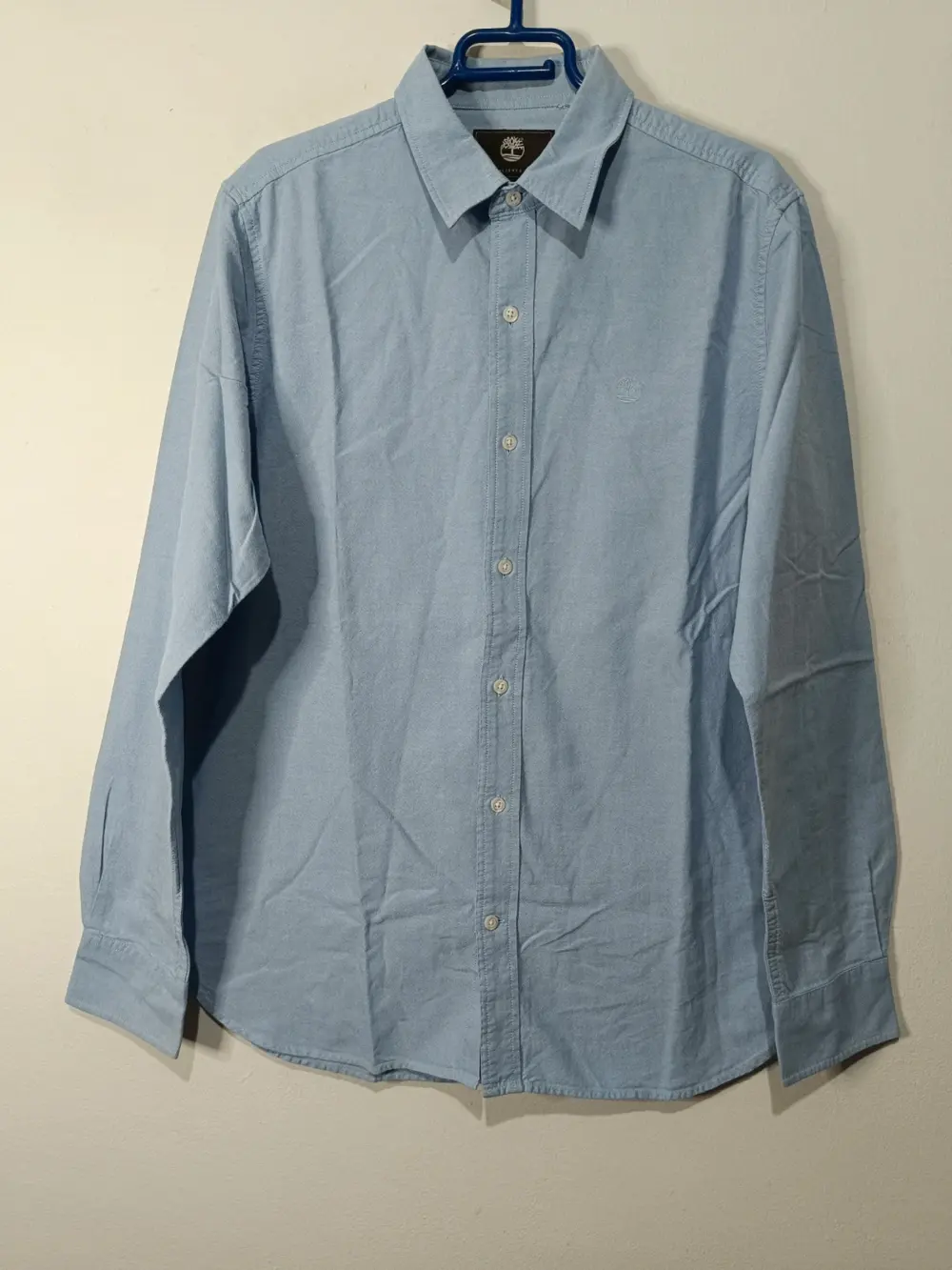Camisa manga larga azul claro Timberland talla M
