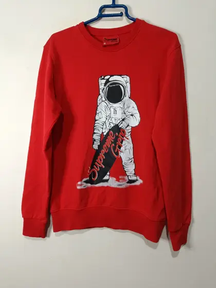 Sudadera Supreme Grip Mustang Astronauta talla XS ver medidas