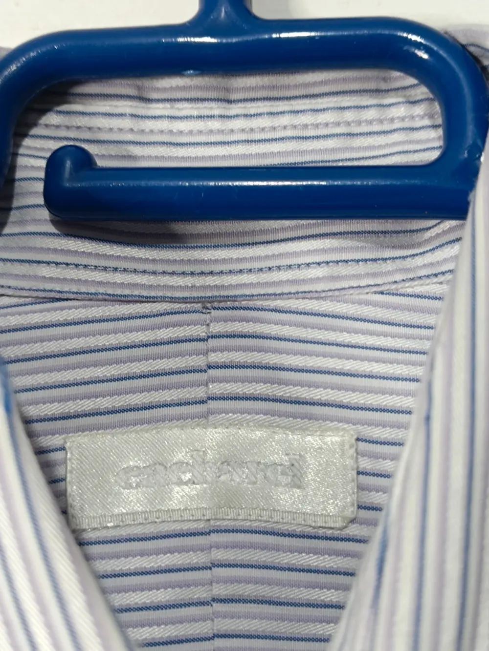 Camisa a rayas manga larga Cacharel talla 40 3/4 equivale a una M ver medidas, foto 4