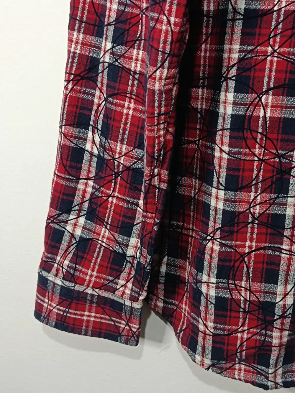 Camisa a cuadros manga larga Desigual Juli talla XL, foto 5