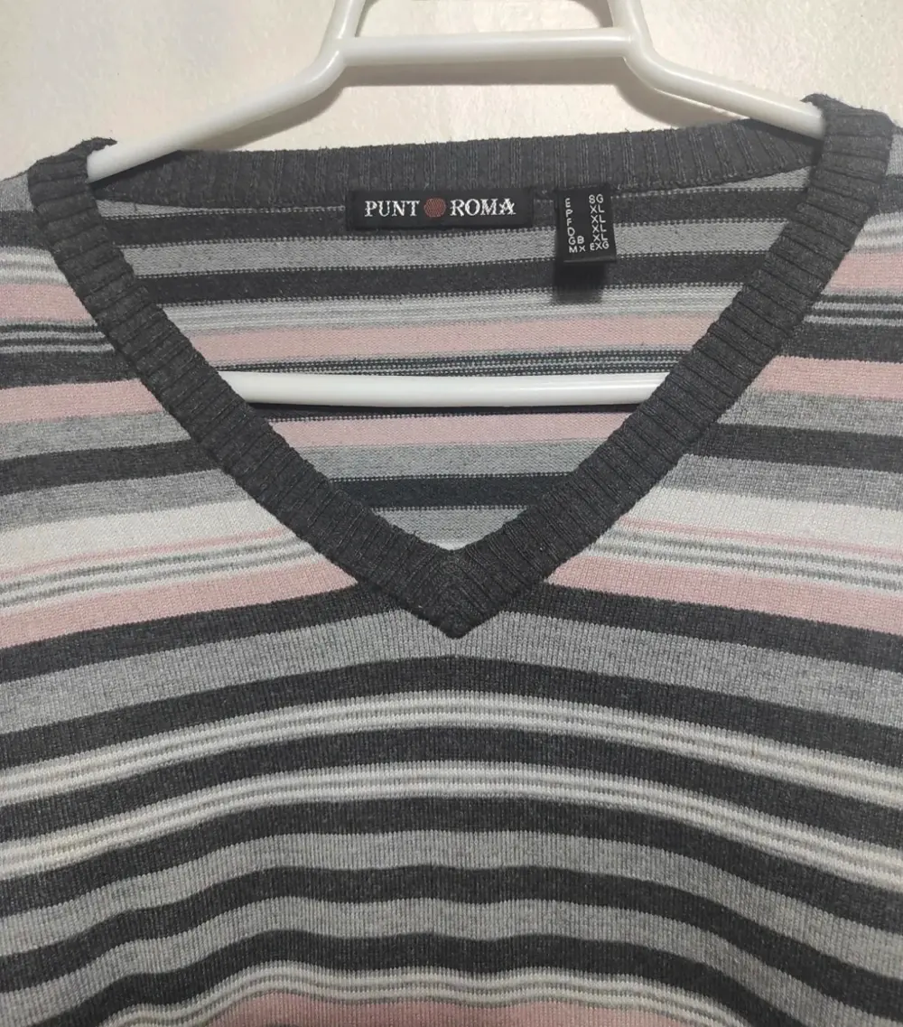 Jersey cuello de pico Punt Roma talla XL*, foto 4