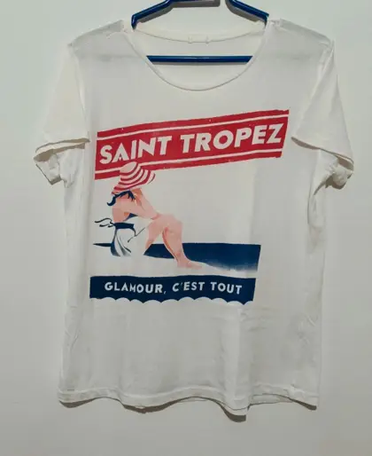 Camiseta Saint Tropez Oysho talla M ver medidas*