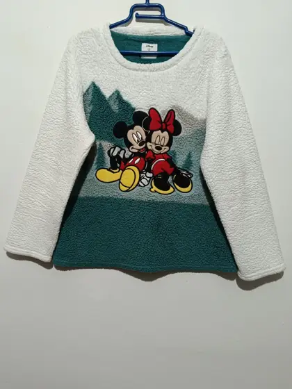 Jersey pijama Disney Mickey y Minnie Mouse talla S ver medidas