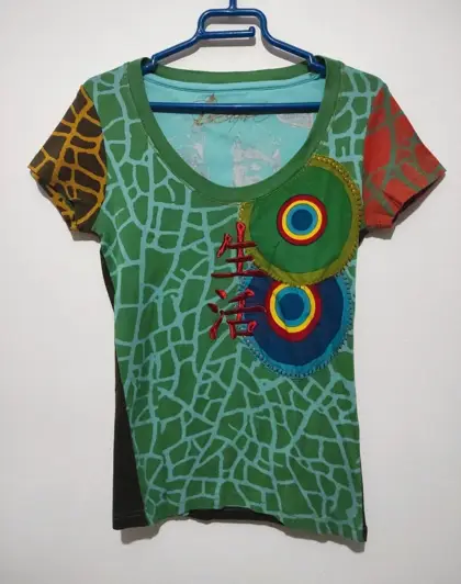 Camiseta manga corta Desigual talla L*