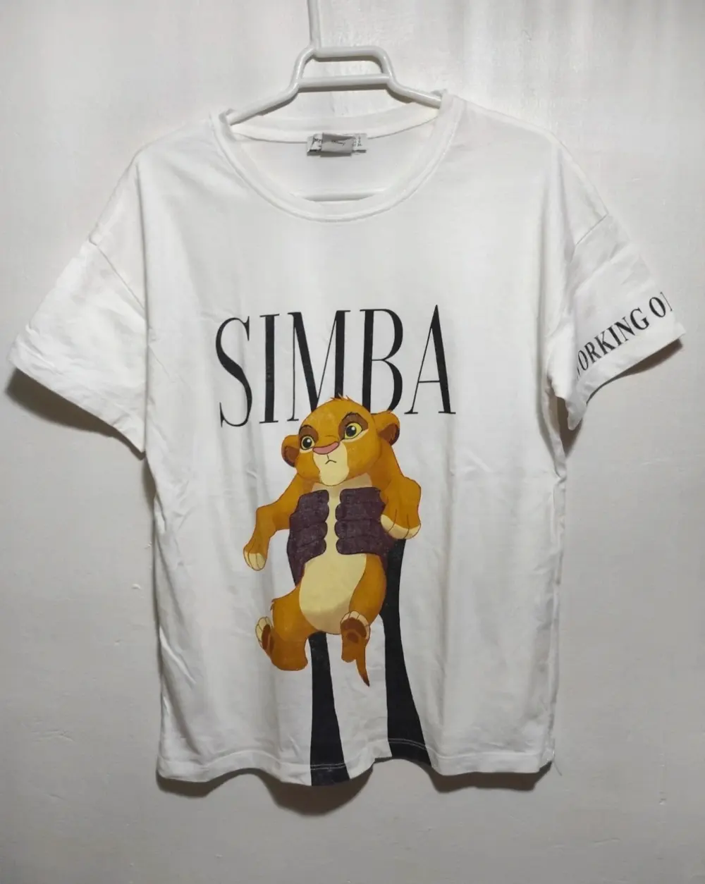 Camiseta manga corta Lion King Disney stradivarius talla S