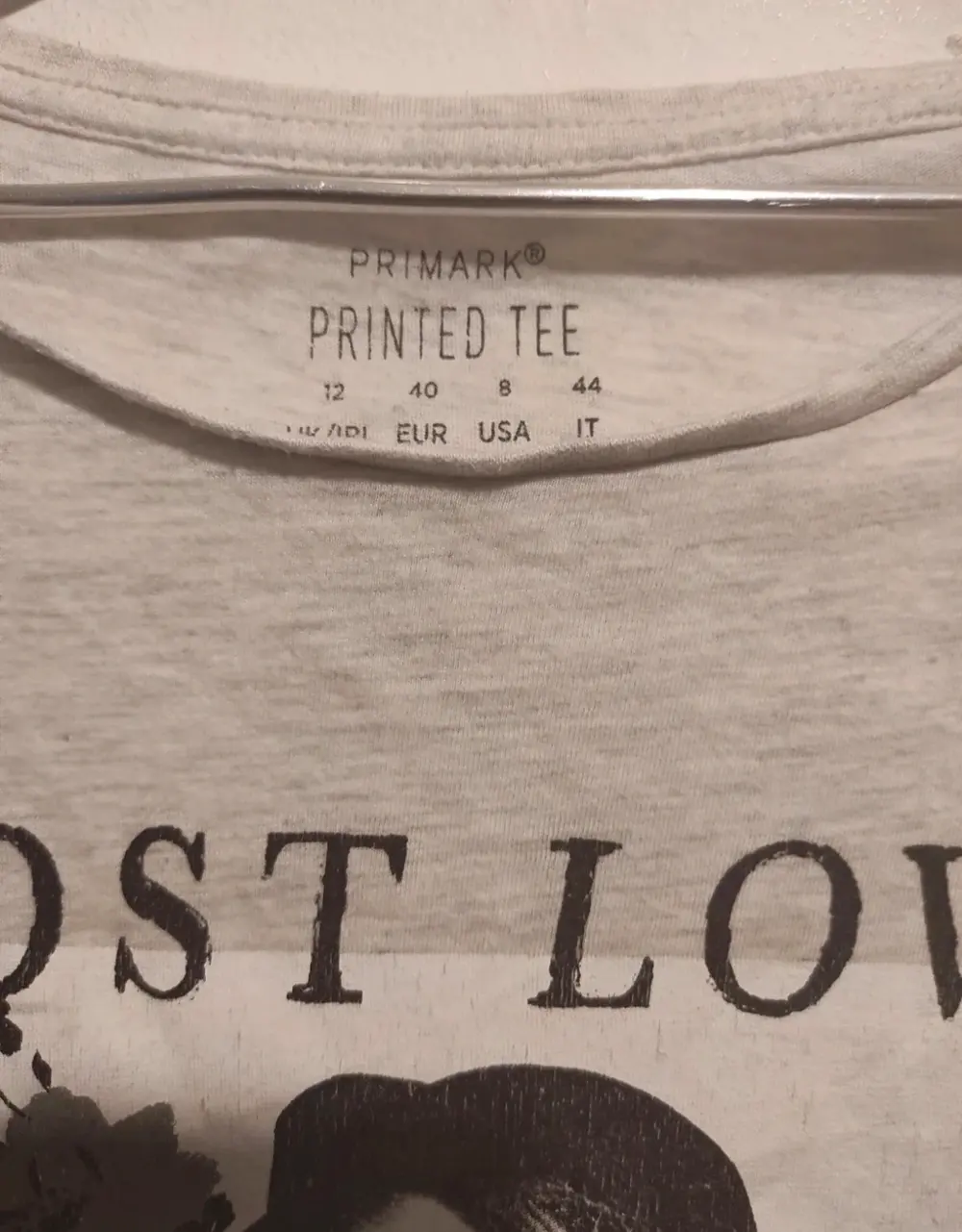 Camiseta manga corta Primark talla L*, foto 3