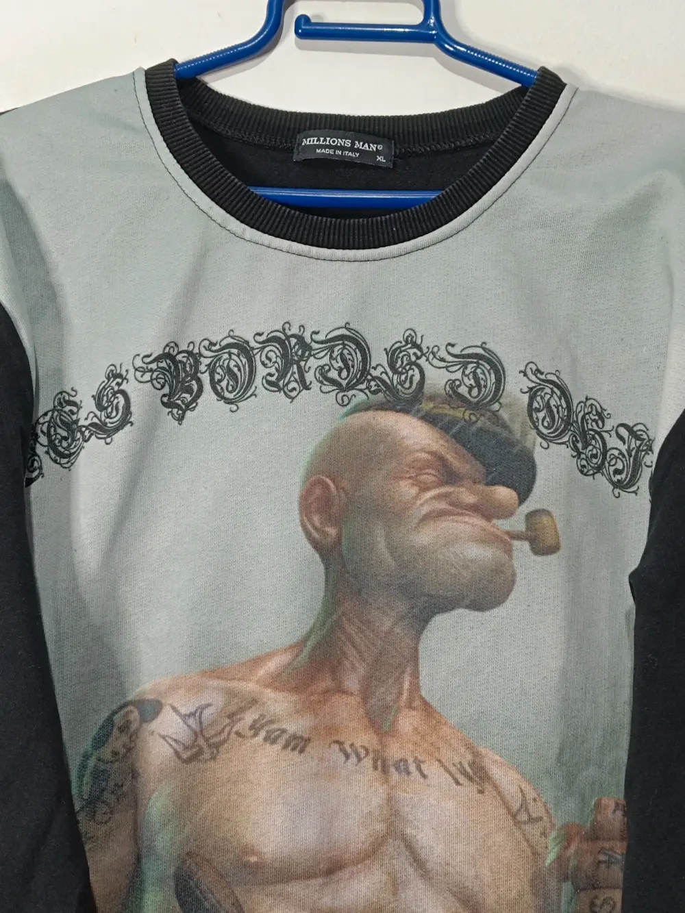 Sudadera Popeye Millions Man talla XL ver medidas, foto 4