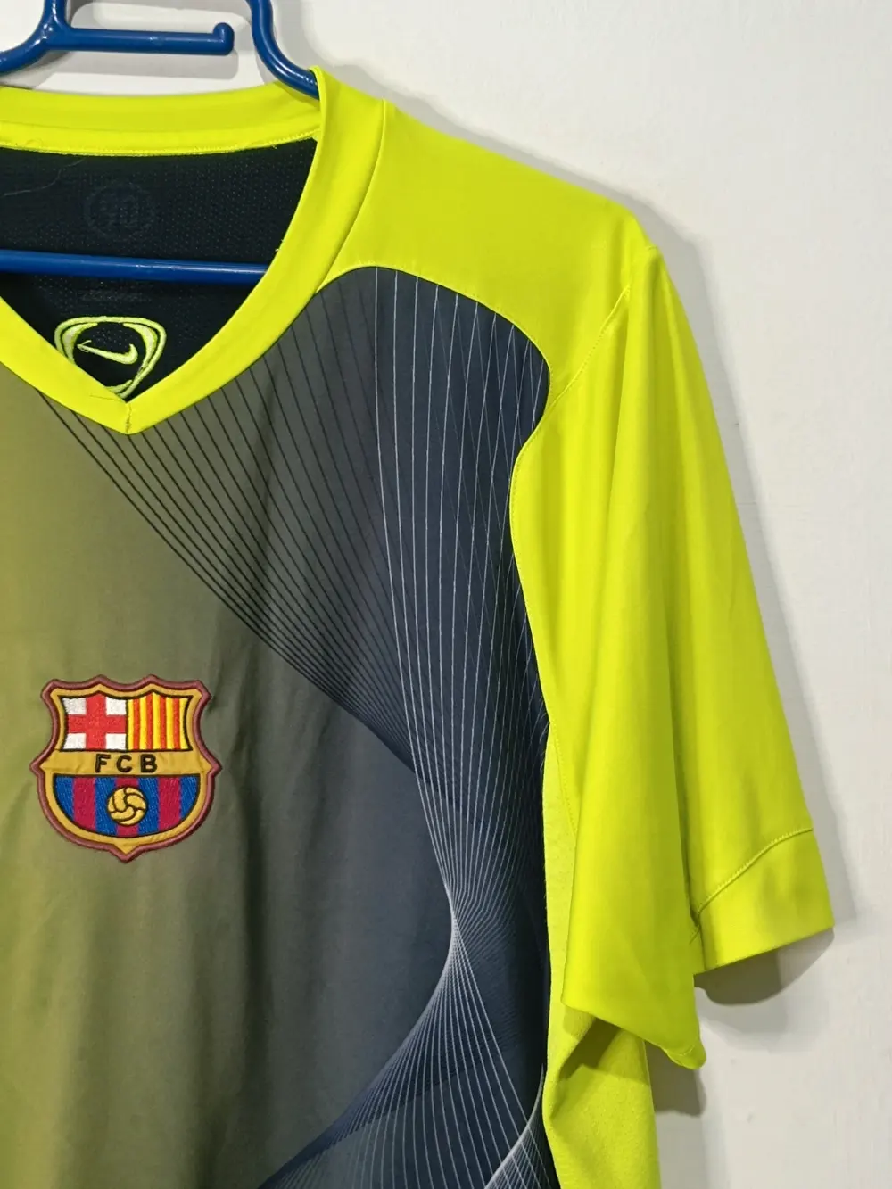 Camiseta vintage Y2K FC Barcelonaaño 05/06 Nike total talla L ver medidas, foto 3