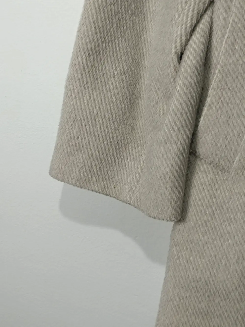 Abrigo de Lana Piacenza baby llama talla única sirve para L ver medidas, foto 4