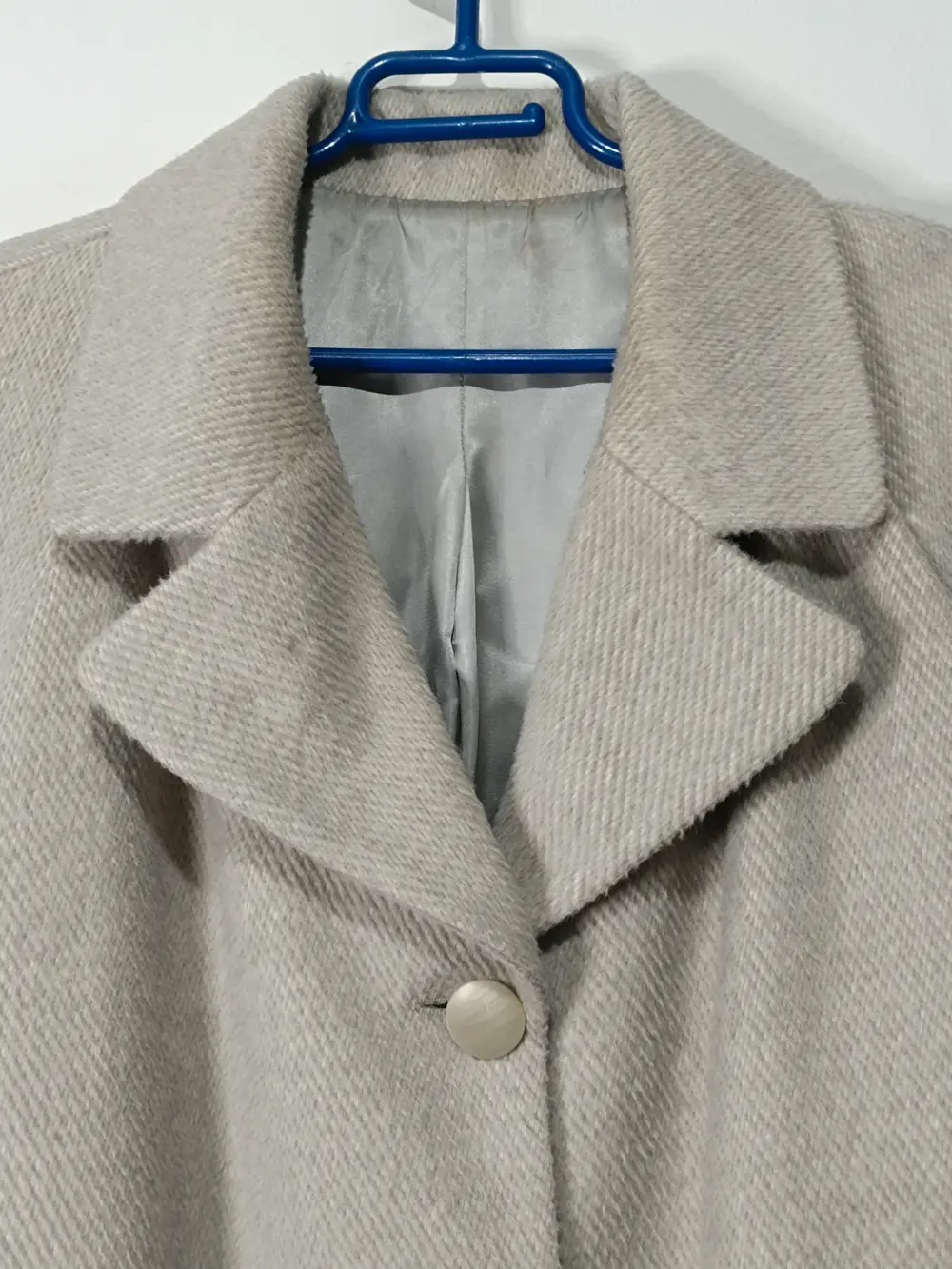 Abrigo de Lana Piacenza baby llama talla única sirve para L ver medidas, foto 5