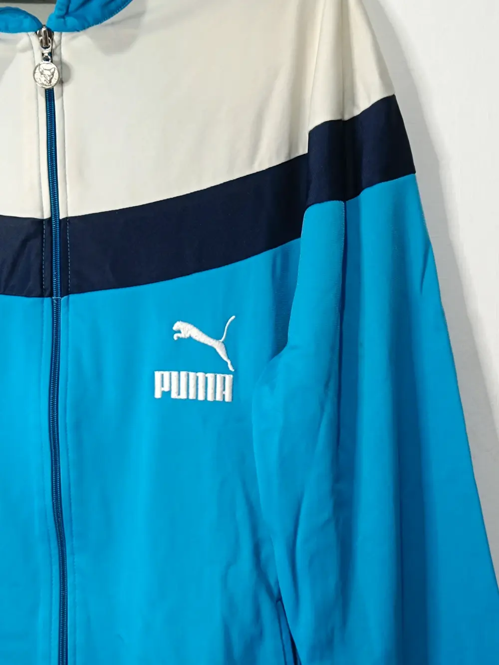 Chaqueta chandal vintage Puma años 70/80 talla XL sirve para L ver medidas, foto 4