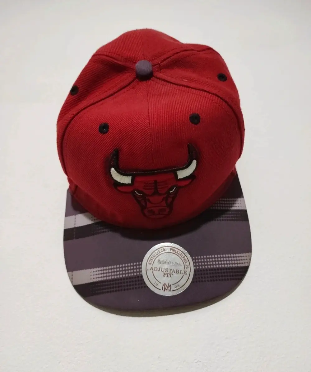 Gorra NBA Chicago Bulls Mitchell & Ness Hardwood classics talla ajustable adulto*