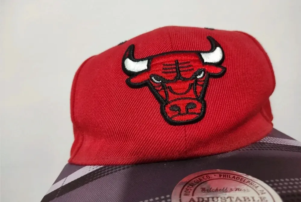 Gorra NBA Chicago Bulls Mitchell & Ness Hardwood classics talla ajustable adulto*, foto 2
