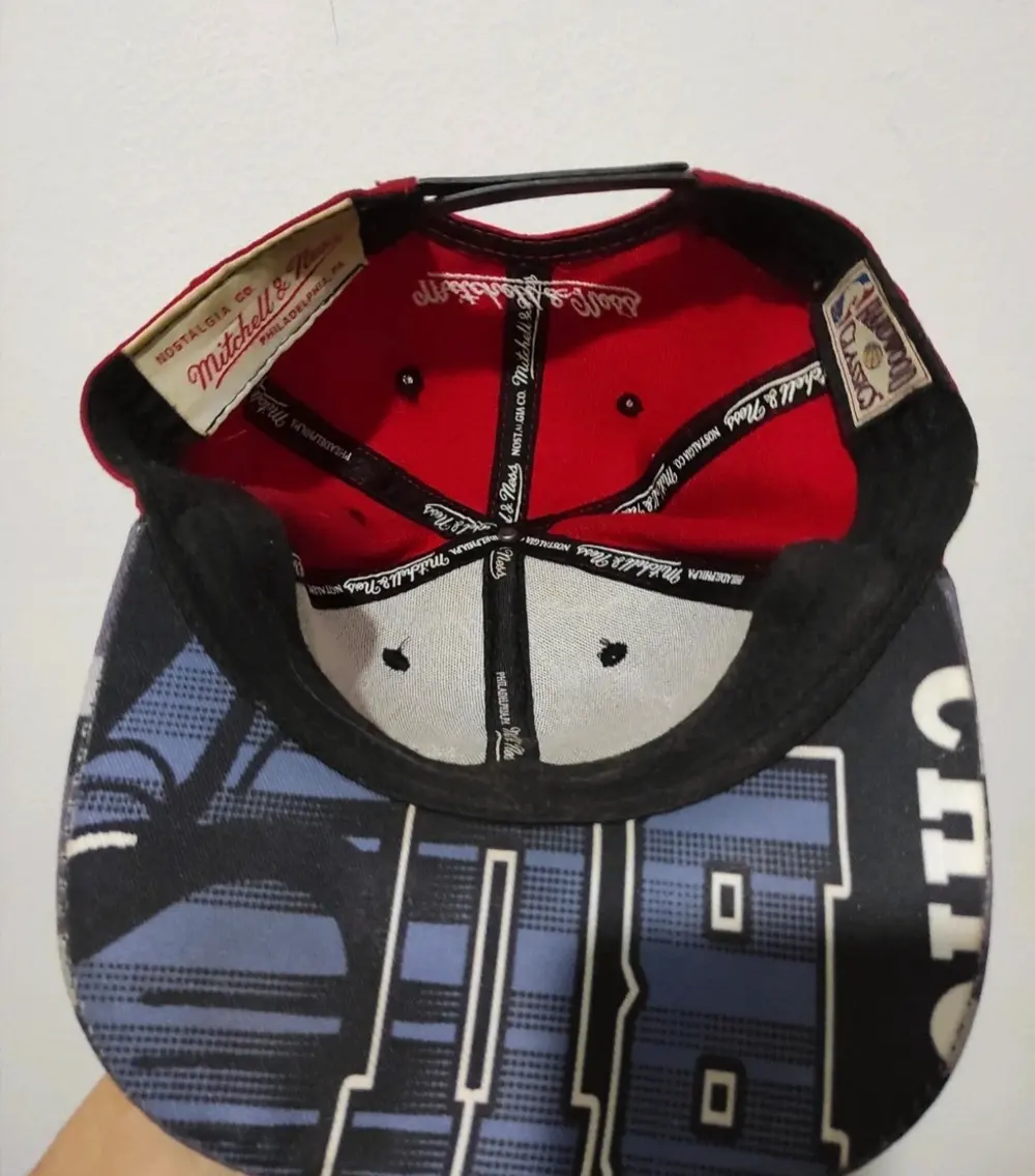 Gorra NBA Chicago Bulls Mitchell & Ness Hardwood classics talla ajustable adulto*, foto 4