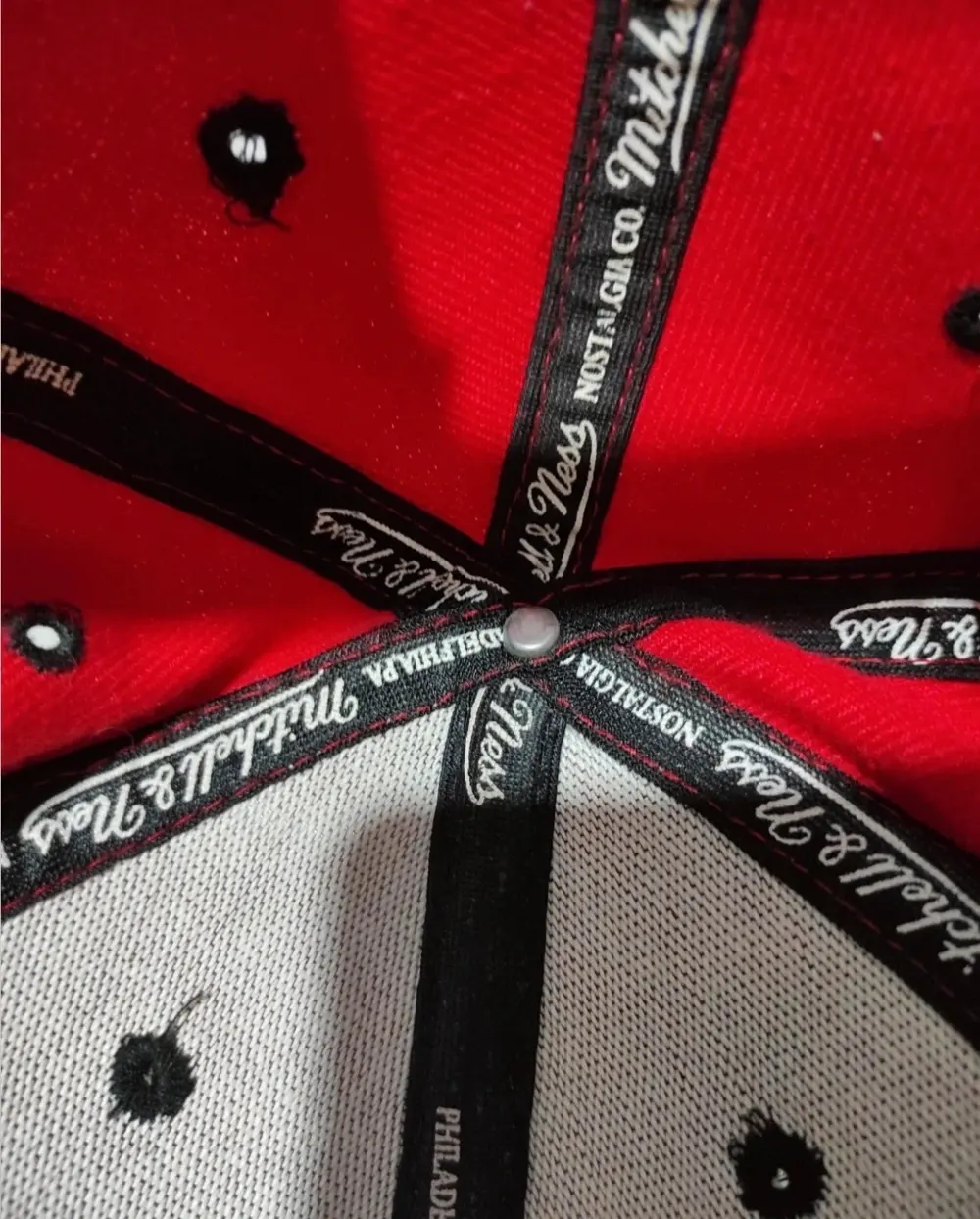 Gorra NBA Chicago Bulls Mitchell & Ness Hardwood classics talla ajustable adulto*, foto 5