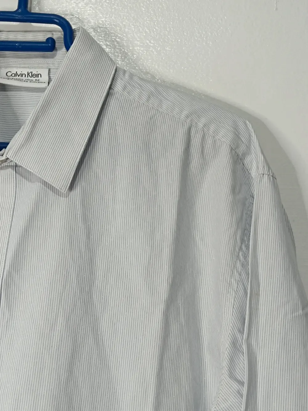 Camisa a rayas manga larga Calvin Klein talla M ver medidas, foto 5